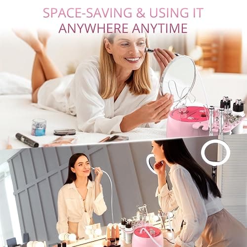 Diamond Microdermabrasion Machine Professional for Facial UNOISETION 3 in 1 Home Microdermabrasion Machine for Skin Exfoliating, Blackhead Removal, Spray Facial Moisturizing thumbnail 8