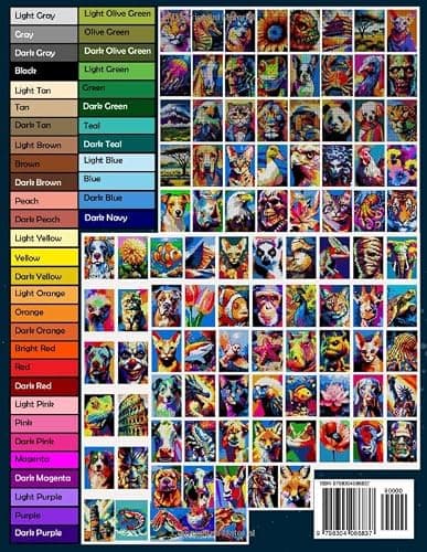 100 Quest Pixel Color By Number - Vol 1: Mystery Coloring Book for Adults and Teens to Relax thumbnail 2