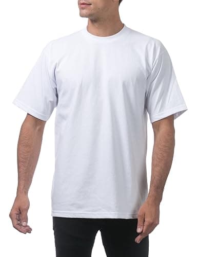 Pro Club Men's 3-Pack Heavyweight Cotton Short Sleeve Crew Neck T-Shirt thumbnail 5