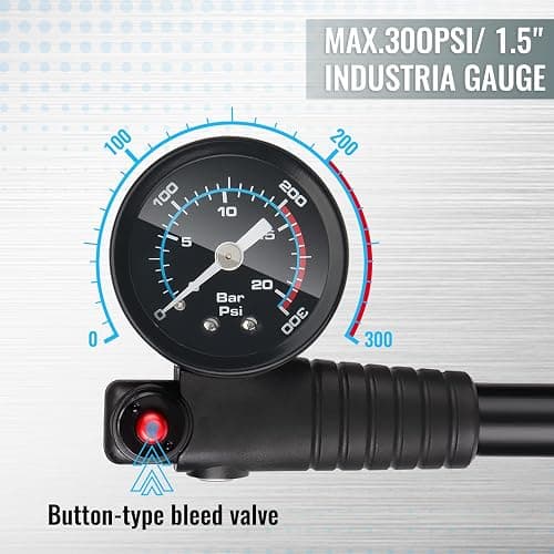 Shock pump for bike forks thumbnail 3