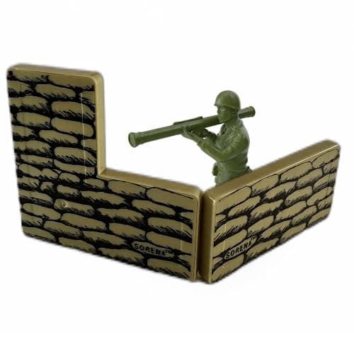 Military Battlefield Base Magnetic Tiles Building Blocks - Army War Themed Playset for Imaginative Military Building and Learning - STEM Education Toy WW1 WW2 - Great Birthday Gift for Boys thumbnail 8
