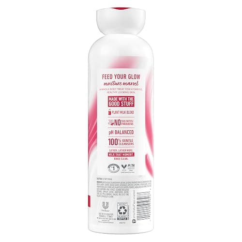 Dove Plant Milk Cleansing Body Wash Oat Milk & Berry Brulee 17.5 fl oz | For dry skin, Helps moisturize skin, With oat milk blend, Sulfate-free formula, Paraben-free care thumbnail 2