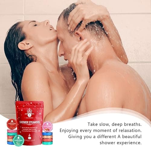 Shower Steamers Aromatherapy, 18-Pack Shower Bombs Christmas Stocking Stuffers for Teen Girls Women Wife, Organic Eucalyptus Mint Rose Lavender Chamomile Watermelon Essential Oil, White Elephant Gifts thumbnail 7