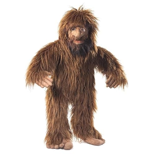 Folkmanis Sasquatch Hand Puppet,Brown - Image 1