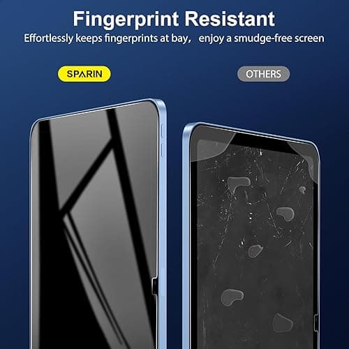 SPARIN Screen Protector for iPad 11th 10th Generation (iPad A16 11-inch 2025/10.9 inch 2022), 2 Pack Tempered Glass for iPad 11/10 Gen, Case Friendly, Anti-Scratch, Touch Sensitive thumbnail 9
