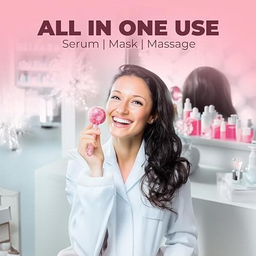Ice Globes for Face 2Pcs – Enhancing Daily Beauty with Ice Globes for Facials, Skin Tightening & Anti-Aging – Perfect Facial Ice Globes for Puffiness & Wrinkles of Face, Neck & Eyes – Pink thumbnail 8