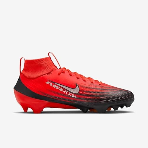 Nike Vapor Pro 1 Football Cleats (HM8850-104, White/Midnight Navy/Metallic Silver/Black) thumbnail 3