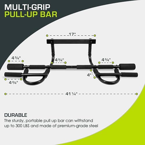 ProsourceFit Pull Up Bar for Multi Use Fitness & Home Gym Exercise thumbnail 3