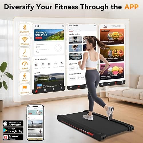 Sperax 4 in 1 Walking Vibration Pad Treadmill, Walking Treadmill Pad for Home with Remote Control and APP thumbnail 2