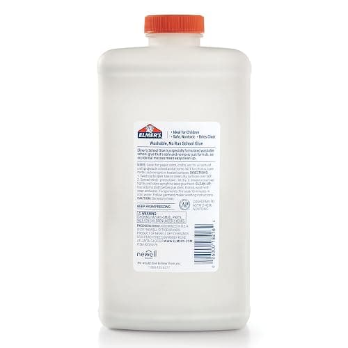 Elmer's Liquid School Glue, White, Washable, 32 Ounces - Great for Making Slime, Arts & Crafts, Back to School, #1 Teacher Brand thumbnail 8