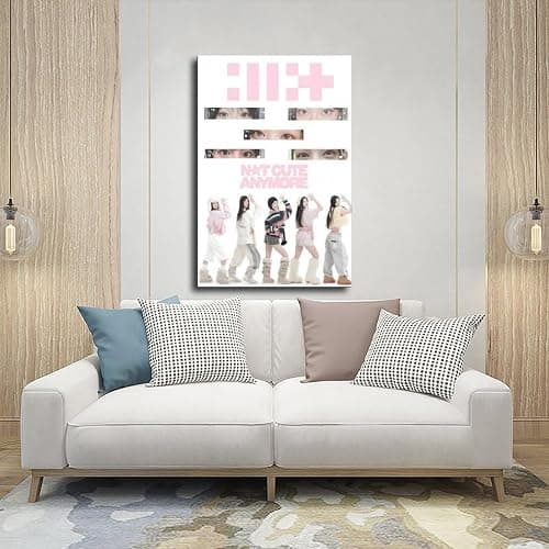 SMART COLOR ILLIT FAN ART1 Canvas Poster Bedroom Decor Landscape Office Room Decor Gift 12" L X 18" W thumbnail 5