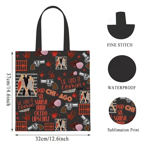WCGXKO Musical Gift Musical Inspired Gift Six Squish Uh Uh Cicero Lipschitz Cosmetic Bag (Chi tote) thumbnail 3