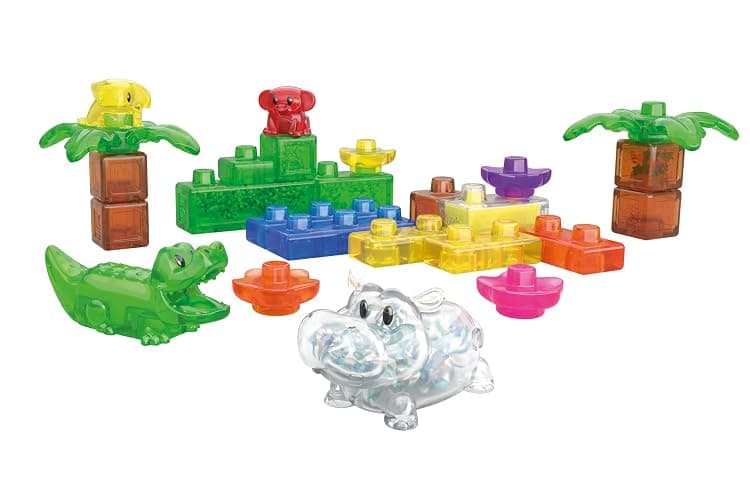 Jelly Blox Jungle Set | 25 Pieces | Toddler & Preschool | Building Blocks Kids Can Squeeze, Stretch, Squish | MESH ACCREDITED | Safety Tested & Ouch-Free | Sensory Play Toy Ages 2+ thumbnail 3