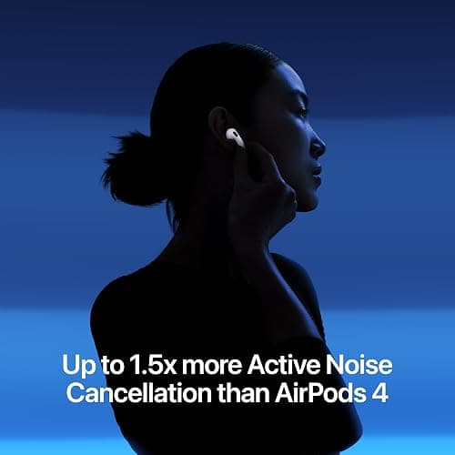 Apple AirPods 5 with Wireless Charging Case | Wireless Earbuds, Wireless Charging Case, Active Noise Cancellation, Personalized Spatial Audio, Live Translation, H2 Chip thumbnail 4