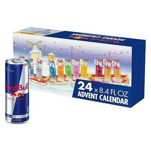 Red Bull Energy Drink Variety 2025 Advent Calendar Pack, with 80mg Caffeine, Taurine & B Vitamins, 8.4 fl. oz. - 24 Cans - Image 1