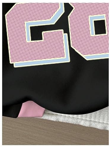 COZYEASE Girls' Letter Graphic Print Cute Hoodies Long Sleeve Pullover Hoodie Sweatshirt thumbnail 3