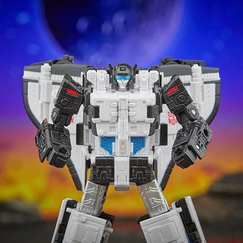 Transformers Legacy United Leader Class Galaxy Shuttle, 7.5-inch Converting Action Figure, for Boys and Girls Ages 8+ | Shuttle and Train and Robot, 5 Blasters Combine, Launchpad Stores Accessories, Ages 8 Plus thumbnail 11
