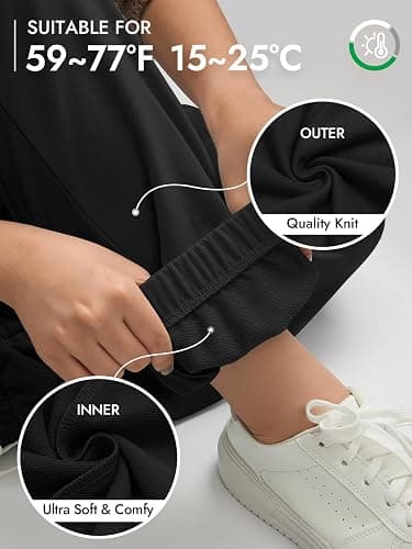 ATHMILE Sweatpants Women Baggy Lounge Pants Workout Gym Active High Waisted Comfy Joggers for Women Fall Clothes 2025 thumbnail 2