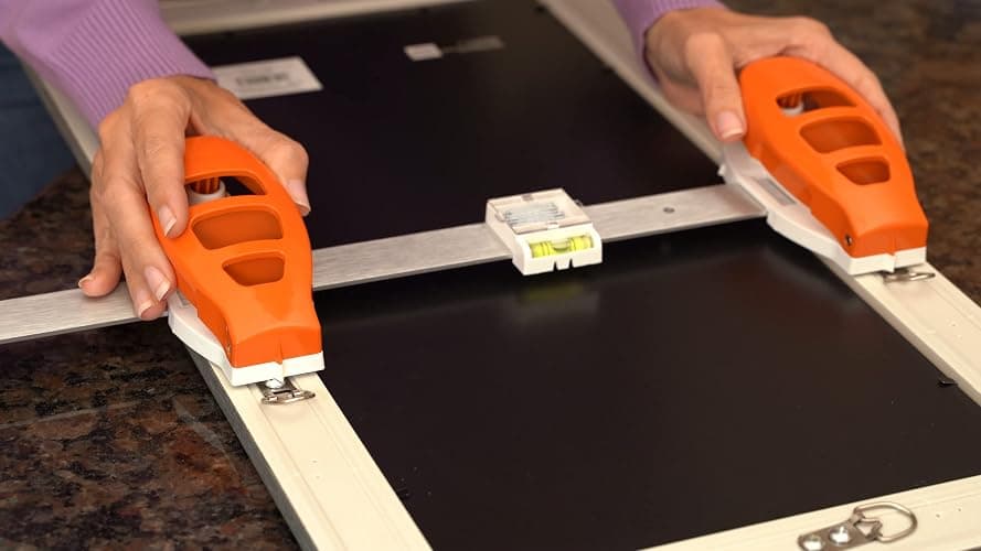 Hang Hero - All in One Picture Hanging System! Measures Frame, Levels and Inserts Nails at The Perfect Depth and Angle. Includes Hang Hero Unit and (50) #17 Brad Nails! thumbnail 5