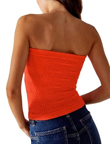 Sampeel Tube Tops for Women Summer Outfits Trendy 2024 thumbnail 4