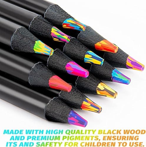 Yangmei Stocking Stuffers, Stocking Stuffers for Teen Girls,12 Rainbow Colored Pencils, Teen Girl Gifts Trendy Stuff, Art Supplies for Kids 9-12, Gifts for 5-12 Year Old Girl, Arts and Crafts for Kids thumbnail 4