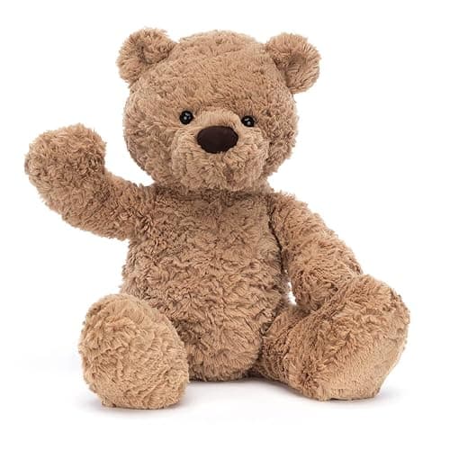 Jellycat Bumbly Bear Stuffed Animal, Medium 16.5 inches - Teddy Bear Plush Toy - Classic Children's Gift thumbnail 3