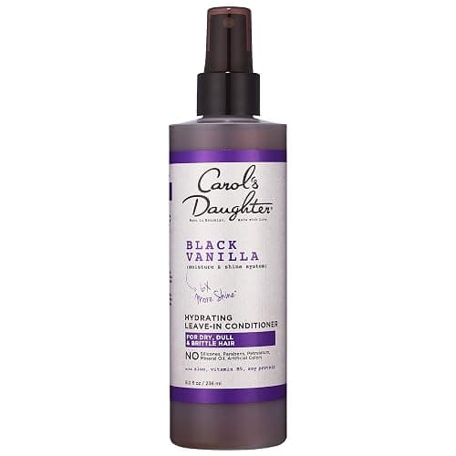 Carol's Daughter Black Vanilla Leave In Conditioner for Curly, Wavy or Natural Hair, Moisturizing Hair Care for Dry, Dull or Brittle Split Ends, 8 Fl Oz - Image 1