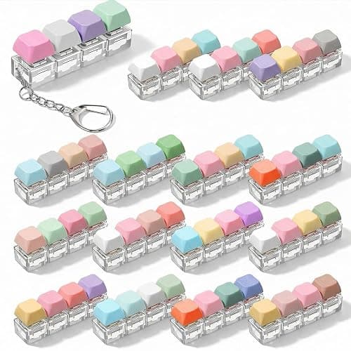 16pcs Keyboard Fidget Keychain - Image 1