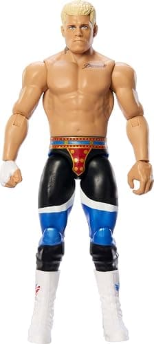 Mattel WWE Cody Rhodes “The American Nightmare” Action Figure, Main Event Series #153 6-inch Collectible with 10 Articulation Points & Life-Like Look - Image 1
