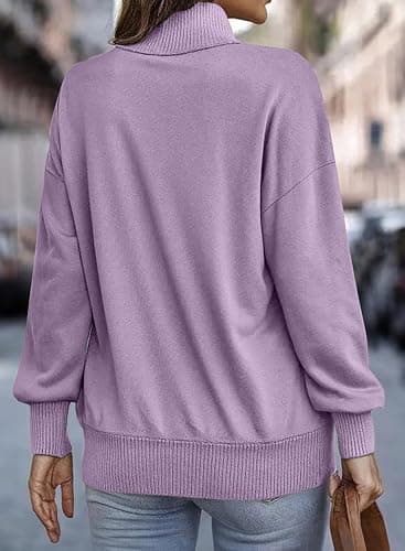 SHEWIN Womens Sweatshirt Casual Long Sleeve Half Zip Pullover Lightweight Sweatshirts Tops Fall Fashion Outfits 2025 thumbnail 4