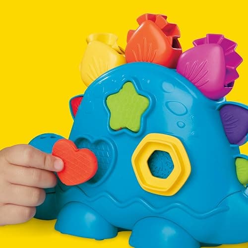 Play-Doh Shapes & Colors Dino Starter Set, Tactile Sensory Play Dinosaur Toys for Kids 2+, 11 Accessories thumbnail 6