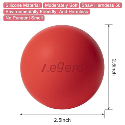 Massage Lacrosse Balls for Myofascial Release,Yoga Deep Tissue Massage,Trigger Point Therapy and Foot Plantar Fasciitis,Muscle Soreness Massager Ball (2Pack,Deep Blue and Purple) thumbnail 2