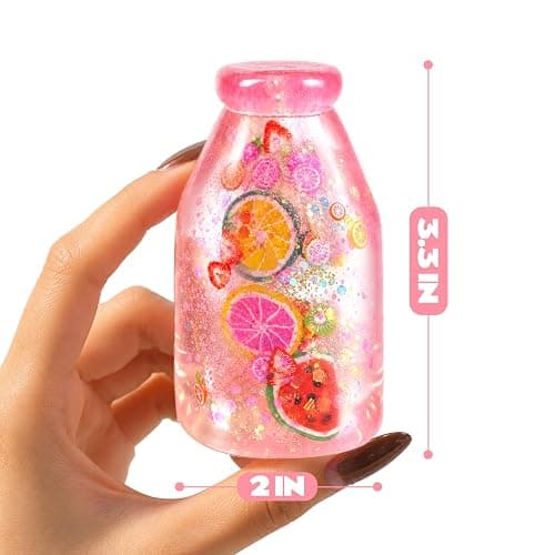 Squishy Bottle Toy, Slow Rising Fruit Sensory Balls | Low odor, Smooth Surface Squishes for Teens Adults，Satisfying Sensory Play, Novelty Gifts Party Favors thumbnail 2