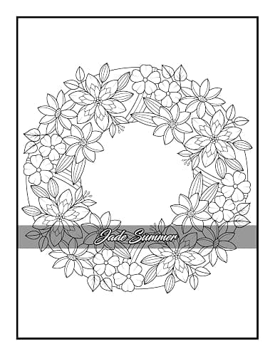 100 Flowers: An Adult Coloring Book with Bouquets, Wreaths, Swirls, Patterns, Decorations, Inspirational Designs, and Much More! thumbnail 53