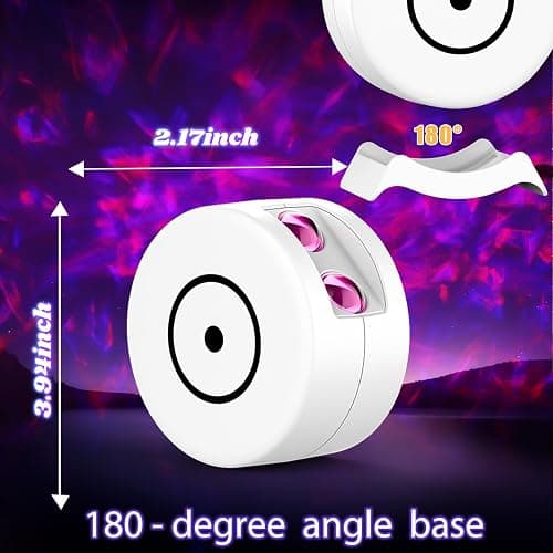 Incamity Galaxy Projector, Light Projector, Night Light Projector with 41 Lighting Modes, Galaxy Light Projector with Timer and Remote, for Kids Adults, Bedroom, Home Theater, Christmas thumbnail 3