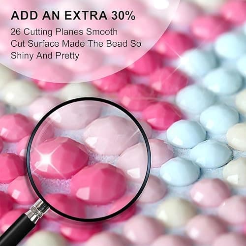 Zythron Diamond Painting Kits for Adults Cat Book Diamond Art Kits for Beginners DIY 5D Round Full Drill Diamond Paintings Gem Art Craft for Home Decor Gifts 12x12 inch thumbnail 5