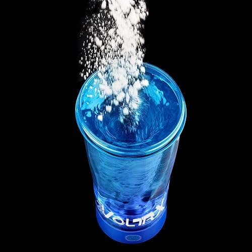 VOLTRX Premium Electric Protein Shaker Bottle, Made with Tritan - BPA Free - 24 oz Vortex Portable Mixer Cup/USB Rechargeable Shaker Cups for Protein Shakes thumbnail 3