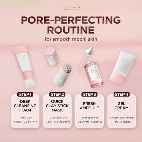 SKIN1004 Poremizing Quick Clay Stick Mask, Facial Clay Mask for Pores, Centella Clay Stick for Pore Minimizing, Pink Pore Mud Mask for Sebum Control, Korean Skin Care, 0.95 oz / 27g thumbnail 8