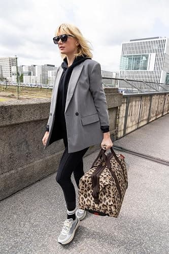 reisenthel allrounder Trolley leo macchiato – Vielseitige Reisetasche auf Rollen für Reisen, Arbeit oder Freizeit – 2-stufiger Teleskopgriff, 2 leichtgängige Rollen thumbnail 9