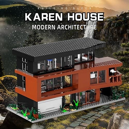 NETEHU Romance Films Fans Architecture Blocks，House Building Set House Present for Adult Halloween Christmas Valentine (979Pcs Mini Bricks) thumbnail 4
