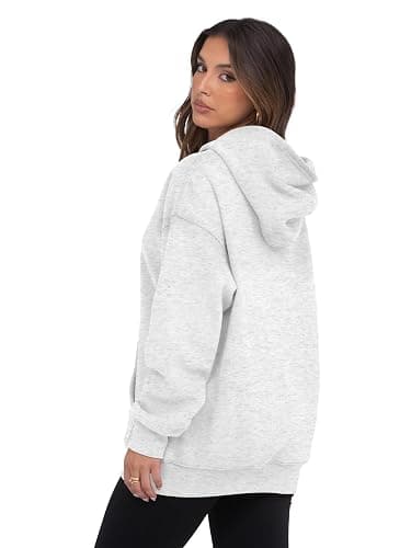 Womens Oversized Hoodies Fleece Loose Hooded Sweatshirt Fall Winter Outfits 2025 Trendy Clothes thumbnail 5