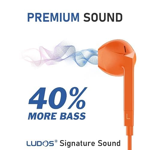 LUDOS FEROX USB C Headphones for iPhone 17 16 15 Pro Max Plus Air iPad Pro, 5 Years Warranty, USB-C Earbuds for Samsung Galaxy S24 S23 Ultra S22 S21 FE S20 Z Flip 3 Fold 4 A53, USB Type C Earphones thumbnail 6