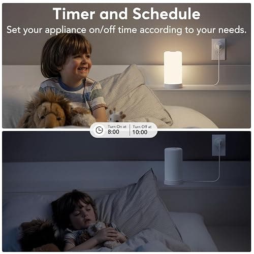EIGHTREE Smart Plug, Smart Home WiFi Outlet Works with Alexa & Google Home, Smart Socket with Remote Control & Timer Function, 2.4GHz WiFi Only, 4 Packs thumbnail 5