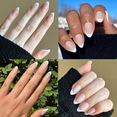 Olive & June Instant Mani Press-On Nails, Iconic French | Salon-quality glue-on manicure kit; 42 non-toxic fake nails in 21 sizes, recycled materials, realistic look, lasts 14 days thumbnail 5