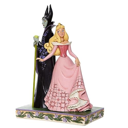 Enesco Disney Traditions by Jim Shore Sleeping Beauty Aurora and Maleficent Figurine, 9 Inch, Multicolor thumbnail 4