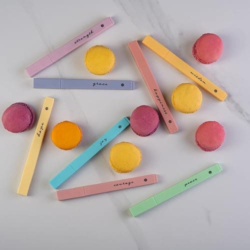 DIVERSEBEE Bible Highlighters with Soft Chisel Tip, 8 Pack Assorted Colors Pens No Bleed, Quick Dry Set, Cute Aesthetic Markers, Bible Study Journaling Supplies and Accessories (Pastel) thumbnail 4