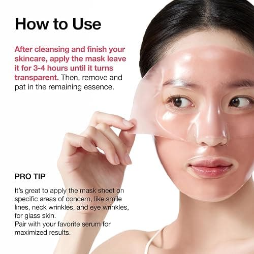 ANUA Peach 70 Niacin Brightening Collagen Mask, Overnight Face Mask for Glass Skin, Niacinamide, Collagen Facial Mask, Glow up with Hydration, Natural Color, Korean Skin Care (38g, 4ea) thumbnail 5