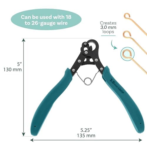 The Beadsmith One Step Looper – Create and Trim Consistent 3 mm Loops for Jewelry, Use With 18-26g Craft Wire thumbnail 3