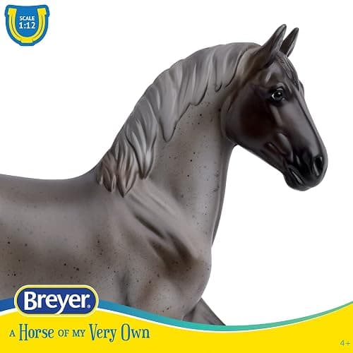 Breyer Horses Freedom Series Blue Roan Brabant | Horse Toy | 9.75" x 7" | 1:12 Scale | Model #1052 thumbnail 4
