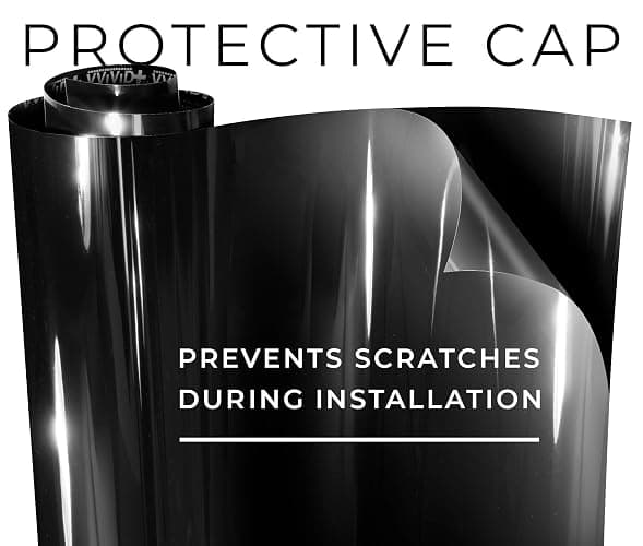 VViViD+ Ultra Gloss Premium Vinyl Car Wrap Film (1.5ft x 5ft, Gloss Piano Black) thumbnail 4